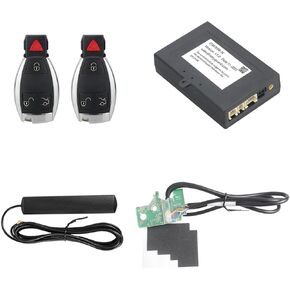EASYGUARD ESW309B-N-A Plug Play keyless Entry fit for 2014+ Mercedes Benz FBS4 A Class, B Class, E Class, CLA, GLA, ML, GL, GLS, G Class, VITO with Turn Key Start only (ESW309B-N-BE-A)