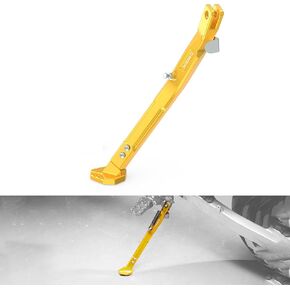 Gold Kickstand Kick Stand Adjustable Sidestand Compatible with Suzuki DRZ400/DRZ400E/DRZ400S/DRZ400SM 2000-2020 2021 2022 2023 2024 See Fitment