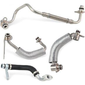 Soodant Pipe 4 قطعة مجموعة 2009-2025 متوافقة مع BMW N20 N26 125I 220i 320i 328i 420i 428i 520i 528i Xdrive20i