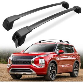 Upgraded Crossbars Fit for Mitsubishi Outlander 2022-2025 & Outlander PHEV 2023-2025 Aluminum Roof Rack Cross Bars Cargo Carrier Accessories with Factory Side Rail