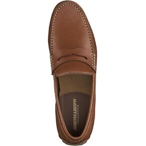 Johnston & Murphy Men’s Baldwin Driver Penny Shoes – Men’s Dress Shoes, Leather Moccasin Shoes, Dress Shoes for Men, Rubber Driver Sole & Cushioned Footbed, Men’s Loafers