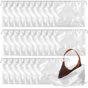 30 Pcs Dust Bags for Handbags, Silk Dust Cover Bags for Purses, Dustproof Drawstring Bag, Travel Storage Pouches for Handbags, Shoes, Boots, 20.1×15.7"