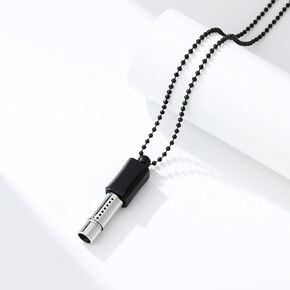 Breathing Necklace to Quit Smoking & Anxiety Relief - Adjustable Breath Trainer with Replaceable Cotton Pads, Vaporless Inhaler Necklace for Adults