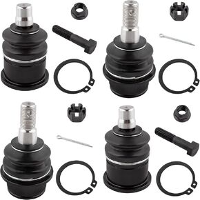 BOXI 4pcs Front Upper & Lower Ball Joints Fit for Ford Explorer Explorer Sport Trac Ranger 1995-2005/Mazda B2500 B3000 B4000 1998-2007/Mercury Mountaineer 1997-2001 - 2WD/4WD | K80012 K8695T