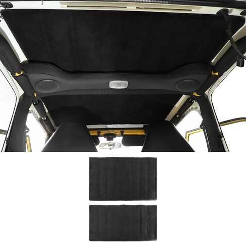 JIMEN متوافق مع Jeep Wrangler TJ 1997-2006 ، Hardtop headliner blans insulation kit kit in Saudi Arabia