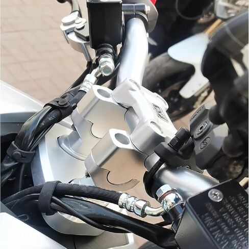 Motorcycle Handlebar Handle Bar Riser Heighten (for Triumph Vehicle) Trident 660 (Black) in Kuwait
