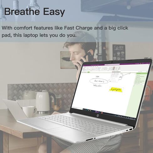 HP 2021 Pavilion Laptop, 15-inch Laptop, AMD Ryzen 7 5700U (>i7-1165G7), 32GB RAM, 1TB SSD, AMD Radeon Graphics, 15.6" Full HD, B&O Audio, WiFi 6, Bluetooth, Webcam with JAWFOAL in Kuwait