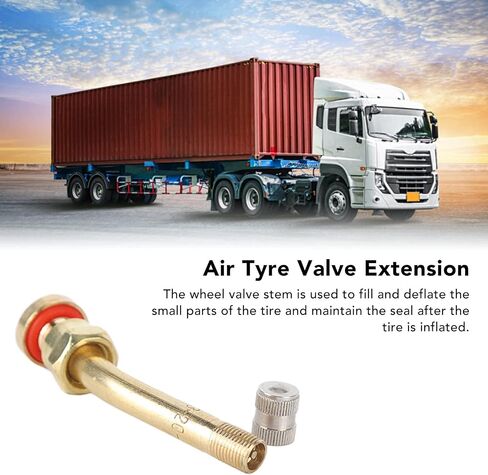 20Pcs Tire Valve Stem, Tire Valve Extension Valve Stem, Copper Long Service Life Excellent Sealing Wide Compatibility Tire Valve Extension Adapter(V3-20-4) in Saudi Arabia