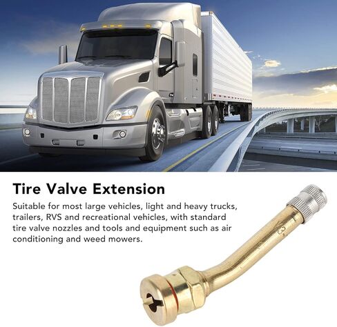 20Pcs Tire Valve Stem, Tire Valve Extension Valve Stem, Copper Long Service Life Excellent Sealing Wide Compatibility Tire Valve Extension Adapter(V3-20-4) in Saudi Arabia