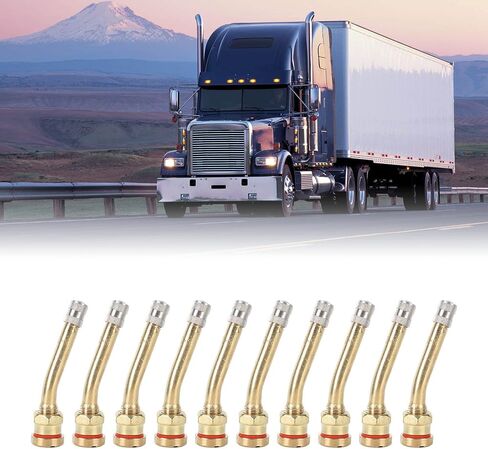 20Pcs Tire Valve Stem, Tire Valve Extension Valve Stem, Copper Long Service Life Excellent Sealing Wide Compatibility Tire Valve Extension Adapter(V3-20-4) in Saudi Arabia