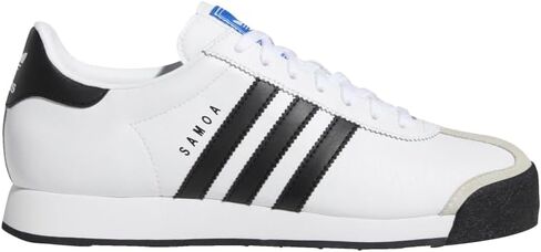 adidas Originals Men's Samoa Retro Sneaker Running Shoe, White/Black, 13 M US in Saudi Arabia