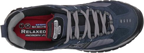 Skechers Men's Work Relaxed Fit Soft Stride Grinnel Comp, Brown/Black - 8 E US in Saudi Arabia