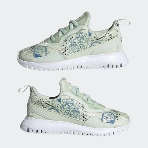 حذاء adidas Originals Flex الرياضي، شبه شمسي وردي/أبيض/شبه شمسي وردي، 5.5 US للجنسين للأطفال الكبار in Kuwait