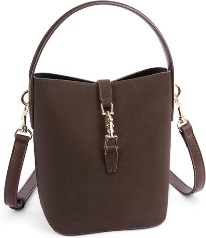 BOSTANTEN Small Bucket Bag for Women Trendy Vegan Leather Crossbody Bags Shoulder Purses Designer Ladies Handbags in Saudi Arabia