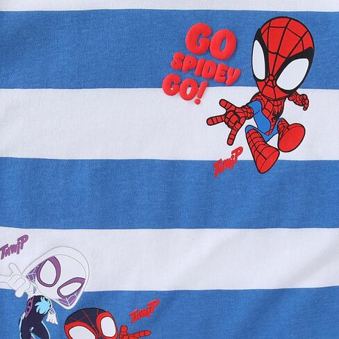 Marvel Spidey وأصدقائه المدهشون الأولاد القصيرة الأكمام القصيرة لطفل صغير وأطفال الكبار in Saudi Arabia