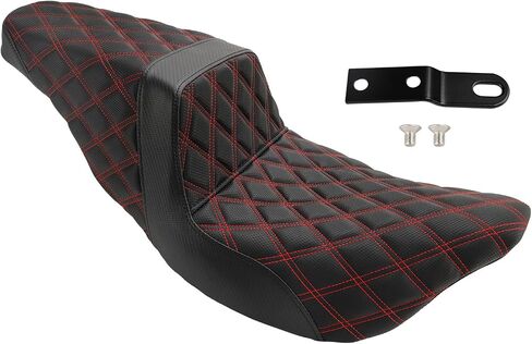 Artudatech Rider Passenger Seat Front Rear Cushion Red For Harley-Davidson Street Glide EFI FLHX 2008-2023, For Harley Road Glide Special FLTRXS 2015-2023 Road King Special FLHRXS 2017-2023 in Saudi Arabia