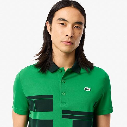 Lacoste Men's Sport العادية Fit Tennis X Novak Djokovic Polo Shirt in Saudi Arabia