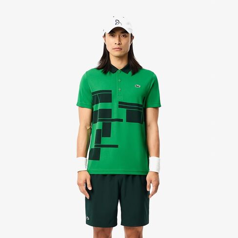 Lacoste Men's Sport العادية Fit Tennis X Novak Djokovic Polo Shirt in Saudi Arabia