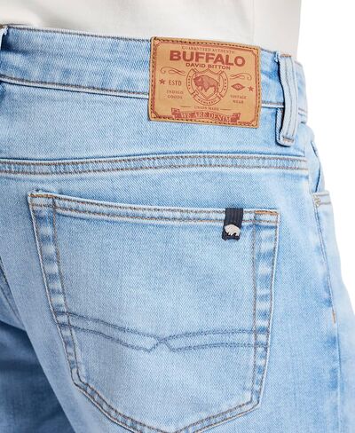 Buffalo David Bitton Men's Relaxed Straight Leg Driven Jean with Stretch Fabric in Saudi Arabia