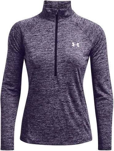كنزة صوفية نسائية بأكمام طويلة وسحاب من Under Armour Tech Twist ½ in Kuwait