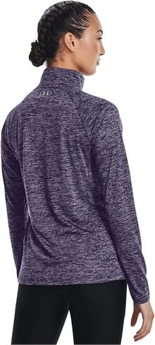 كنزة صوفية نسائية بأكمام طويلة وسحاب من Under Armour Tech Twist ½ in Kuwait