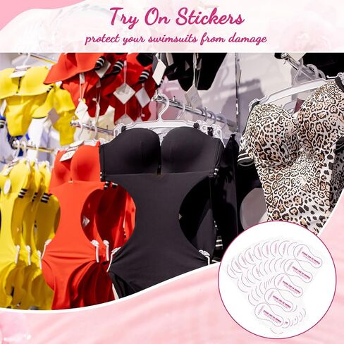100 PCS واقي صحية Thong بطانات النساء واضحة اللباس الداخلي شرائط ملصقات حاول على ملصقات للسباحة بيكيني in Saudi Arabia