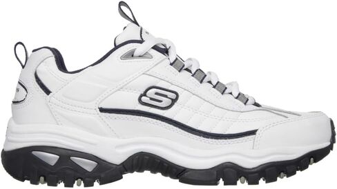 Skechers Men's Energy Afterburn Lace-Up White/Navy Blue Sneaker 11 W US in Saudi Arabia