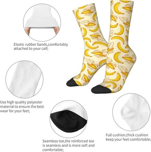 Funny Cool Athletic Sport Novelty Socks Casual Crazy Dress Crew Socks Unisex Gifts For Women Men in Saudi Arabia