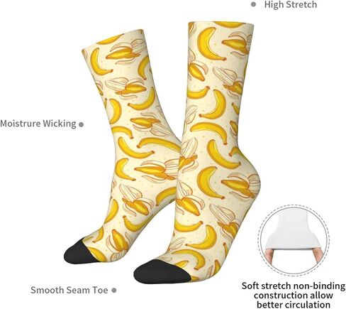 Funny Cool Athletic Sport Novelty Socks Casual Crazy Dress Crew Socks Unisex Gifts For Women Men in Saudi Arabia