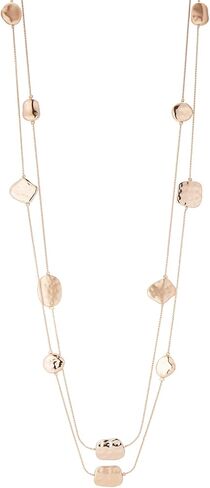 Noessla Long Gold Necklace for Women Long Beaded Chain Necklace Costume Jewelry Gifts for Women Trendy in Saudi Arabia