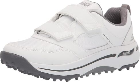 Skechers Men's Front Nine Golf Shoe, White Navy, 10 in Saudi Arabia