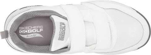 Skechers Men's Front Nine Golf Shoe, White Navy, 10 in Saudi Arabia