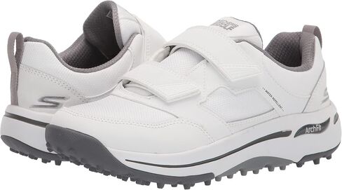 Skechers Men's Front Nine Golf Shoe, White Navy, 10 in Saudi Arabia