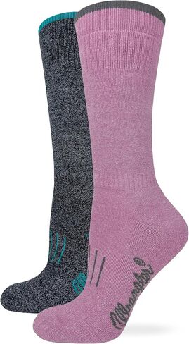 Wrangler Ladies CoolMax Full Cushion Marl Boot Socks, Assorted, (M) W 6-9, 2 Pair in Saudi Arabia