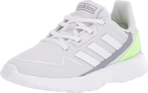 adidas Unisex-Adult Nebula Zed K Sneaker, Dash Grey/FTWR White/Signal Green, 11.5K M US in Saudi Arabia