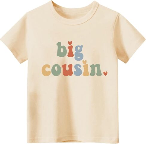 Cousin Shirt for Toddler Boys Girls Cool Biggest Big Little Cousin Shirt Summer Family Vacation Tees Gift 2-7T in Kuwait