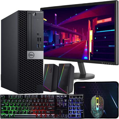 Dell Windows 11 Desktop Computer OptiPlex 5060 | Intel Core i5-8500 Six Core (4.3GHz Turbo) | 16GB DDR4 RAM | 500GB SSD Solid State + 1TB HDD | WiFi + Bluetooth | Home or Office PC (Renewed) in Kuwait