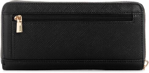 GUESS Laurel Large Zip Around Wallet Black One Size in Saudi Arabia
