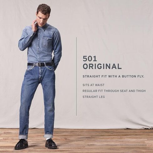 Levi's Men's 501 Original Fit Jean Pants, -Two Face, 32W x 32L in Saudi Arabia