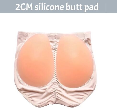 Eforcase Women Butt Lifting Shapewear Padded Underwear Hip Enhancer Control Panties Removable Silicone Pad Fake Buttock Brief in Saudi Arabia
