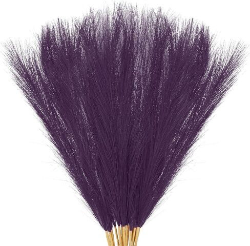 20-Pack Faux Pampas Grass 21.7 Inch/55cm Small Fake Fluffy Pampas Grass Decor Pampas Grass Branches Vase Filler for Home/Wedding/Vase/Office/Party [Yellow Gradient] in Saudi Arabia