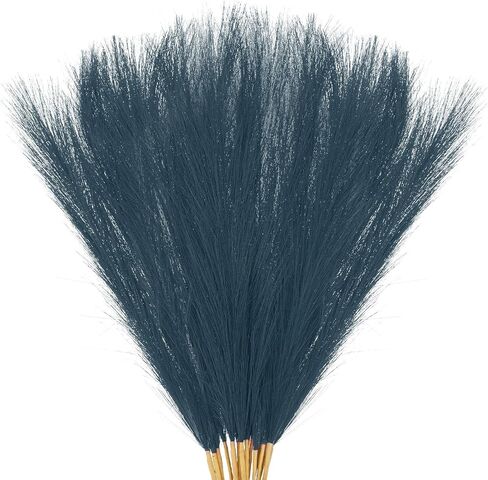20-Pack Faux Pampas Grass 21.7 Inch/55cm Small Fake Fluffy Pampas Grass Decor Pampas Grass Branches Vase Filler for Home/Wedding/Vase/Office/Party [Yellow Gradient] in Saudi Arabia