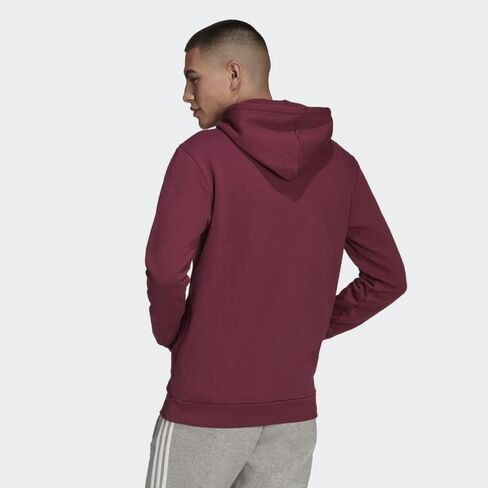 adidas Originals Men's Adicolor Classics Trefoil Hoodie, Victory Crimson/White, X-Large in Saudi Arabia