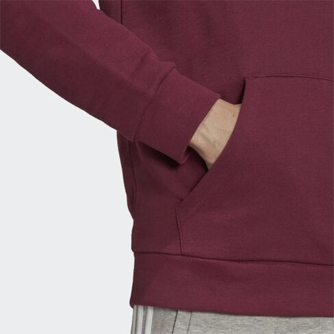 adidas Originals Men's Adicolor Classics Trefoil Hoodie, Victory Crimson/White, X-Large in Saudi Arabia