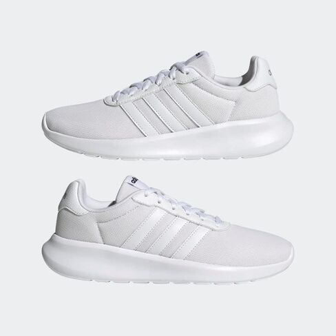 حذاء الجري Lite Racer 3.0 للسيدات من adidas، أسود أساسي/أسود أساسي/ميتاليك حديدي، 7.5 in Saudi Arabia