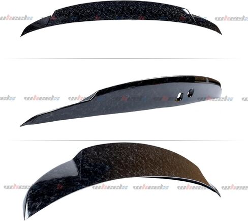 المفسد الجذع الخلفي متوافق مع 2007-2015 Infiniti G35 G25 G37 Q40 سيدان ، مفسد Duckbill يناسب 07-15 4 أبواب ، ركلة عالية الشفة جناح المفسد (نمط ألياف الكربون) in Kuwait