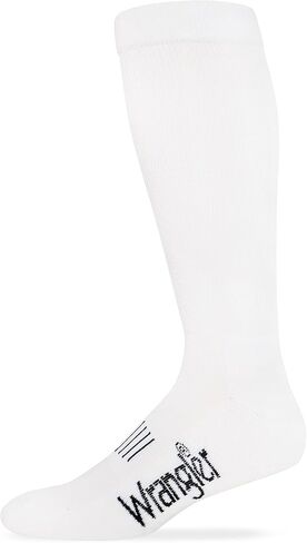 Wrangler Women's Western Seamless Boot Socks, White in Saudi Arabia