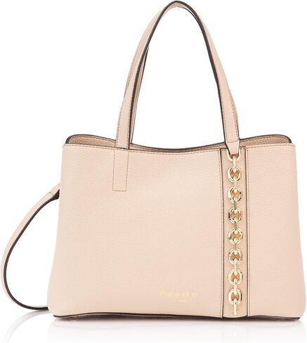 حقيبة كالفن كلاين أديلين ثلاثية المقصورات، أسود/فضي in Kuwait