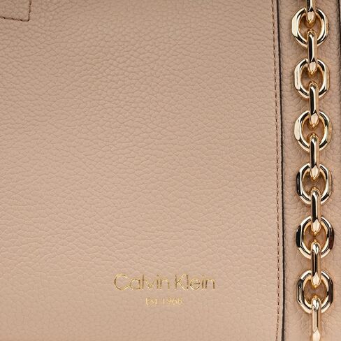 حقيبة كالفن كلاين أديلين ثلاثية المقصورات، أسود/فضي in Kuwait