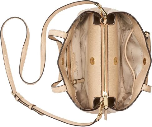 حقيبة كالفن كلاين أديلين ثلاثية المقصورات، أسود/فضي in Kuwait